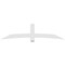 Ekena Millwork Bellingham Architectural Grade PVC Gable Bracket, 96"W x 24"H x 2"D x 6"F, 6/12 Pitch GBP096X24X0206BEL00 - alternate 4